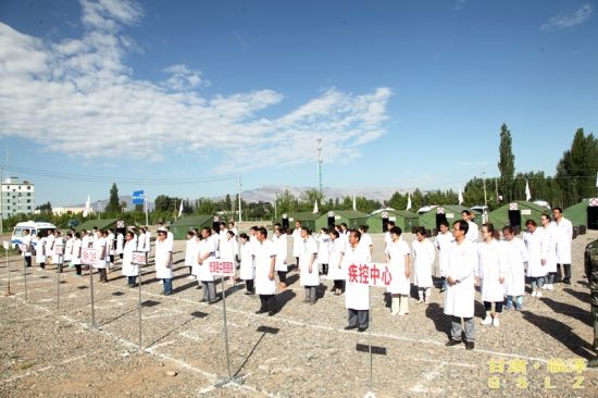 张掖临泽县开展鼠疫疫情应急处理综合模拟演练