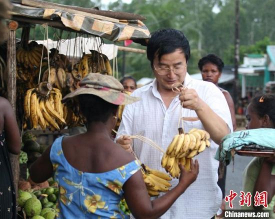 图为生活在马达加斯加的任瑜杰.(资料图) 受访者供图