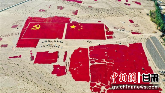 张掖高台县:“丰”景绘出乡村收获“钱”景-中新网甘肃