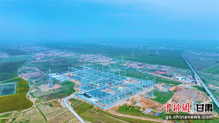 秦川750千伏输变电工程第一阶段投产一次带电成功-中新网甘肃